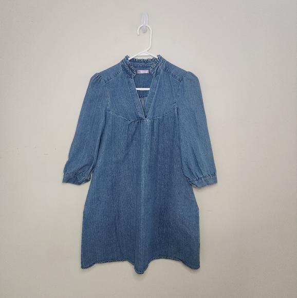 Women's Lalavon Denim Dress Sz XS - Picture 10 of 10